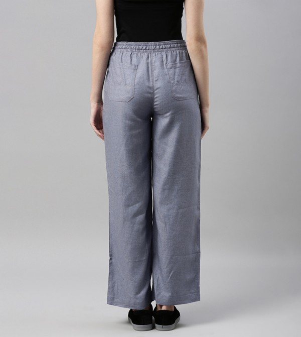 Go Colors Go Colors - Blue Casual Pants