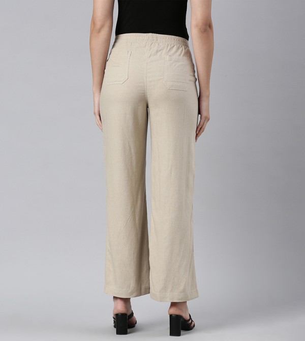 Go Colors Go Colors - Beige Casual Pants