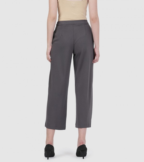 Go Colors Go Colors - Grey Casual Pants