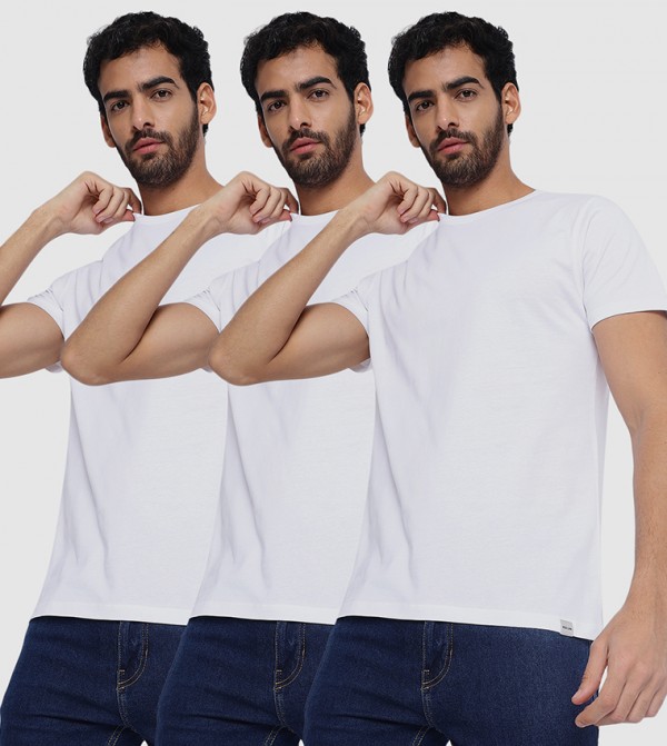 KO:LN Koln - White Casual T-Shirts