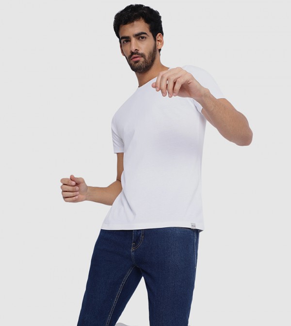 KO:LN Koln - White Casual T-Shirts