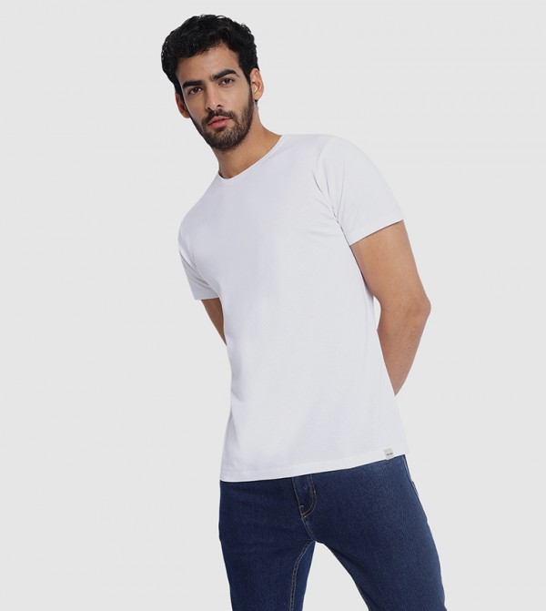 KO:LN Koln - White Casual T-Shirts