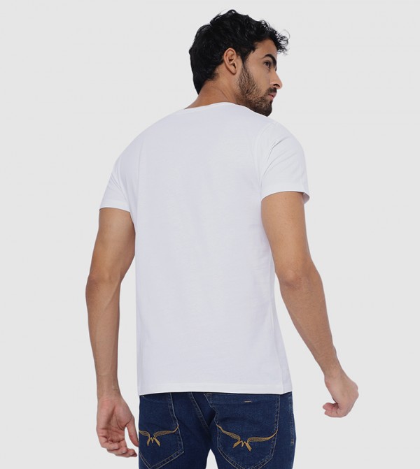 KO:LN Koln - White Casual T-Shirts