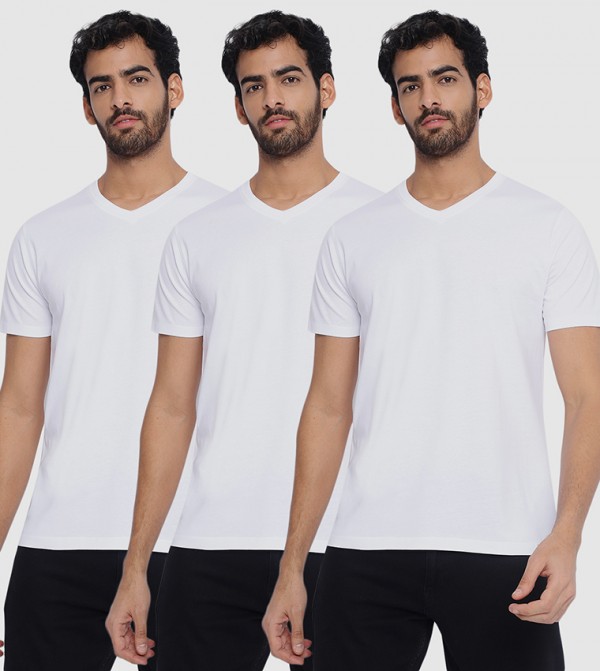 KO:LN Koln - White Casual T-Shirts