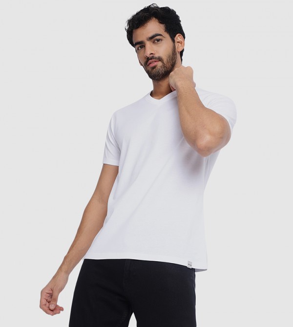 KO:LN Koln - White Casual T-Shirts