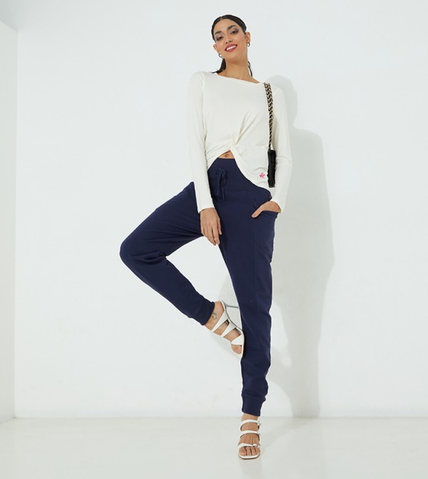 Beverly Hills Polo Club Long Sleeve T-Shirts - White Casual T-Shirts