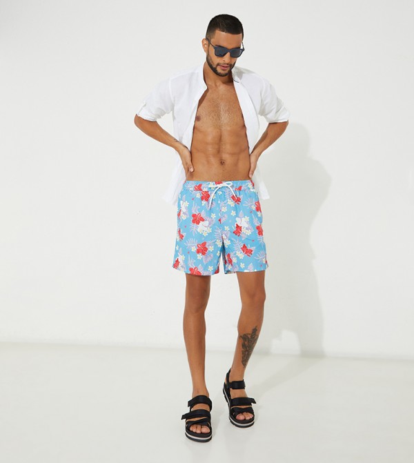 Beverly Hills Polo Club  Swimwear - Blue Swim Shorts