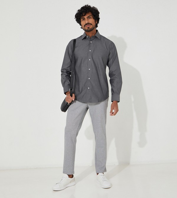 Beverly Hills Polo Club evening wear - Black Formal Shirts