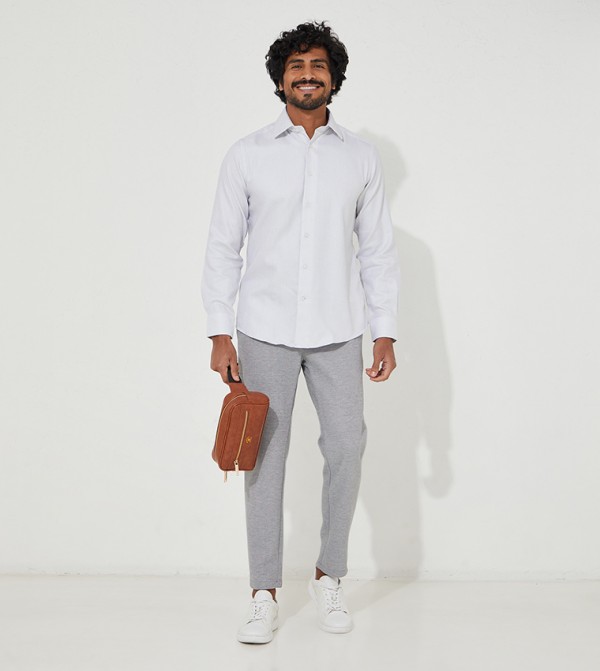 Beverly Hills Polo Club evening wear - Grey Formal Shirts