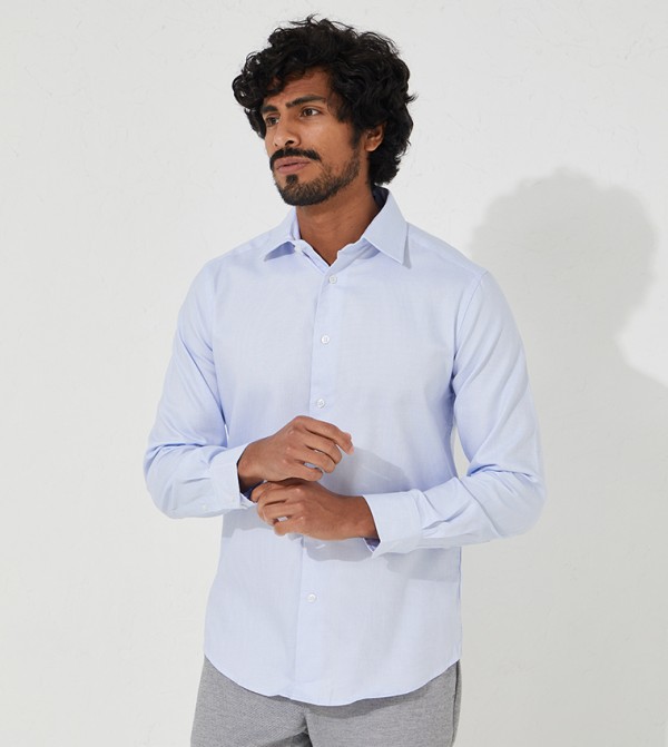 Beverly Hills Polo Club evening wear - Blue Formal Shirts