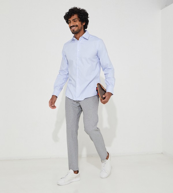 Beverly Hills Polo Club evening wear - Blue Formal Shirts