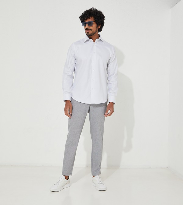 Beverly Hills Polo Club evening wear - Grey Formal Shirts