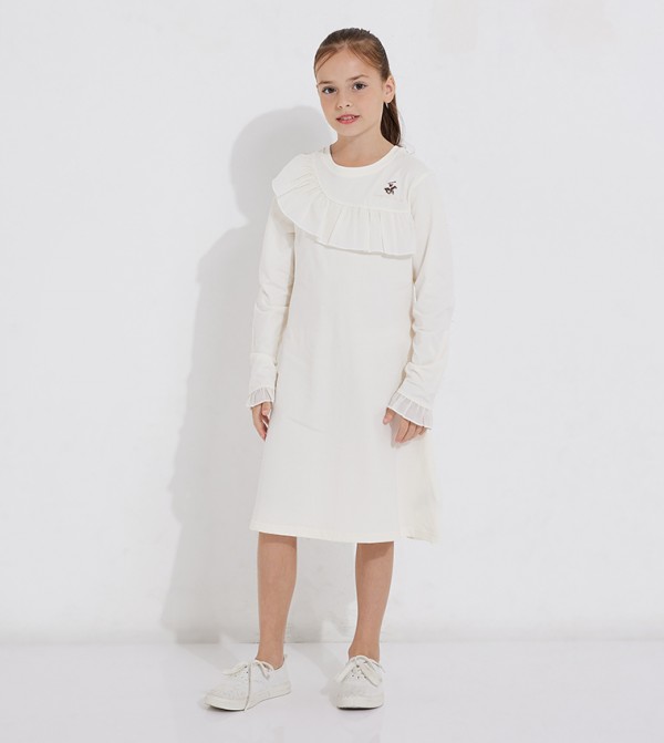 Beverly Hills Polo Club Clothing - Beige Casual Dress