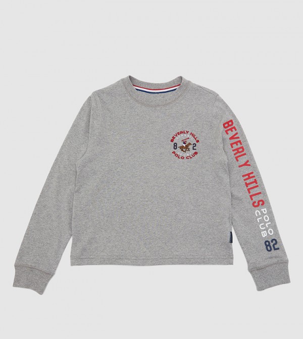 بيفرلي هيلز بولو كلوب  توبات   - رمادي تي شيرتات