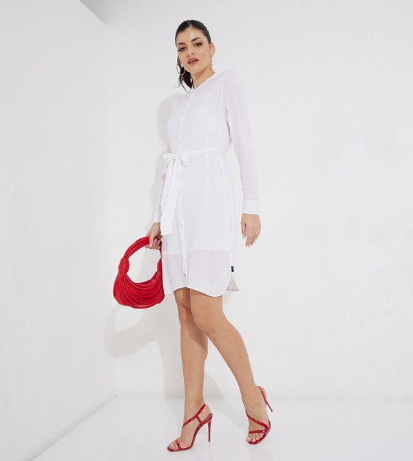 Beverly Hills Polo Club clothing-store - White Casual Dresses