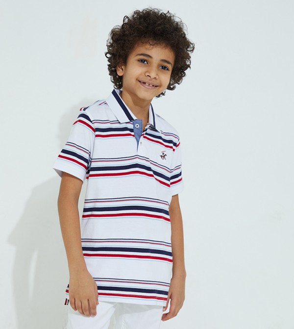 بيفرلي هيلز بولو كلوب - أبيض تي شيرتات