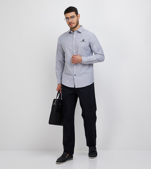 Beverly Hills Polo Club Influencers - Blue Casual Shirts
