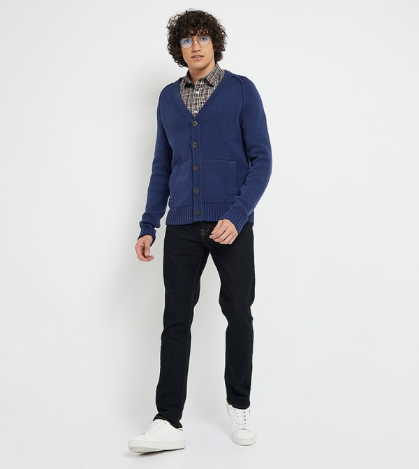 Beverly Hills Polo Club  Sweaters & Cardigans - Navy Cardigan