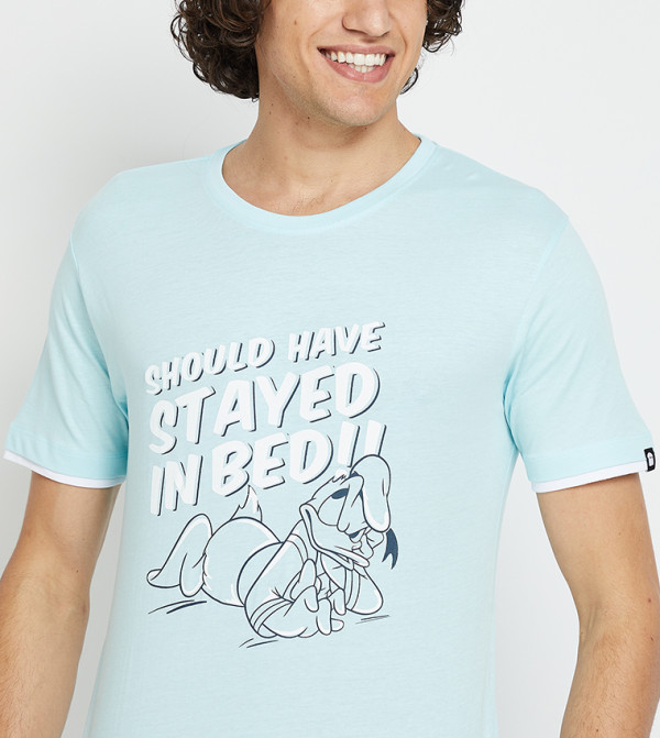 The Souled Store  - Blue Casual T-Shirts