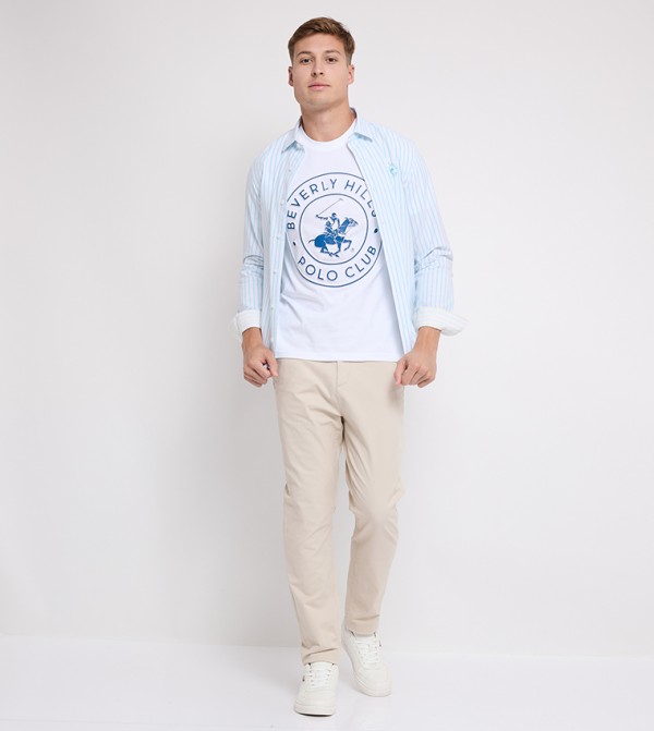 Beverly Hills Polo Club  summer store 6 - White Casual T-Shirts