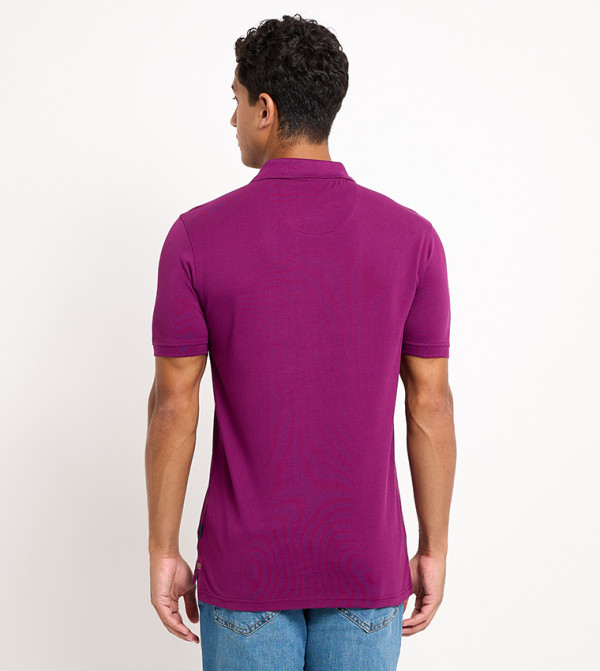 Beverly Hills Polo Club  Polo T-Shirts - Pink Polo T-shirts