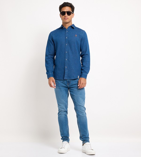 Beverly Hills Polo Club  - Blue Long Sleeves