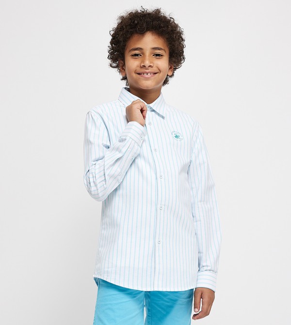 Beverly Hills Polo Club  Topwear - Light Blue Shirts