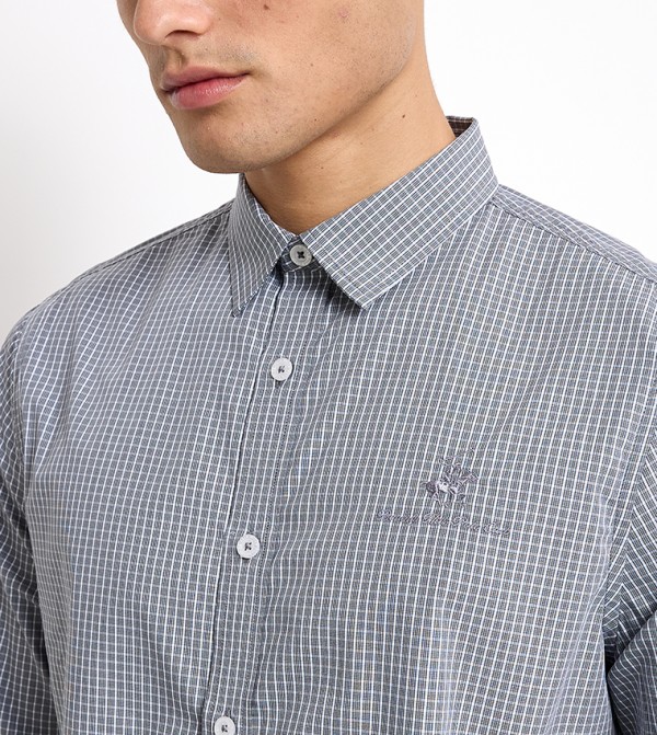 Beverly Hills Polo Club  Shirts - Grey Casual Shirts