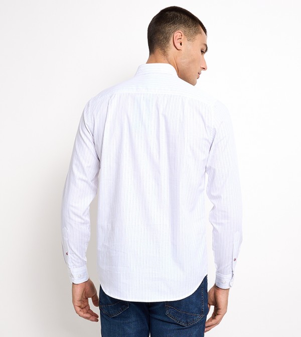 Beverly Hills Polo Club  Casual Shirts - White Casual Shirts