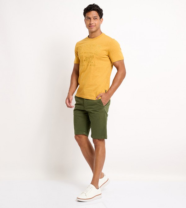 Beverly Hills Polo Club  - Green Casual Shorts