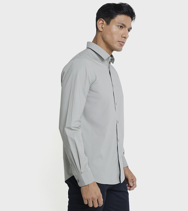 بن شيرمان  قمصان - رمادي قميص كاجوال 