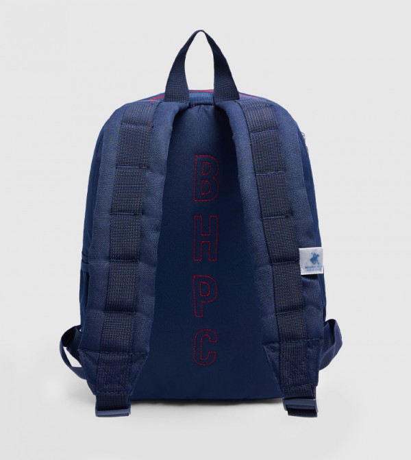 Beverly Hills Polo Club  win win bts - Navy Backpacks