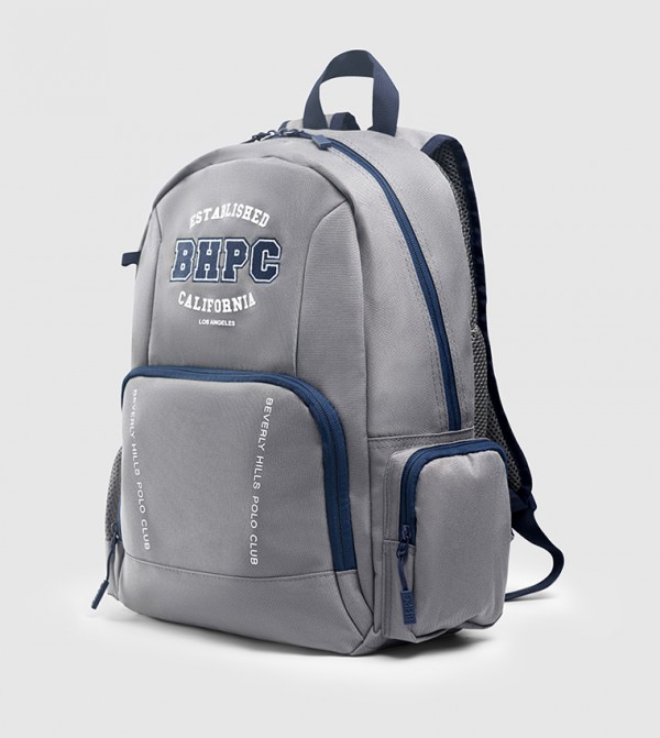Beverly Hills Polo Club  School Bags - Grey Backpacks