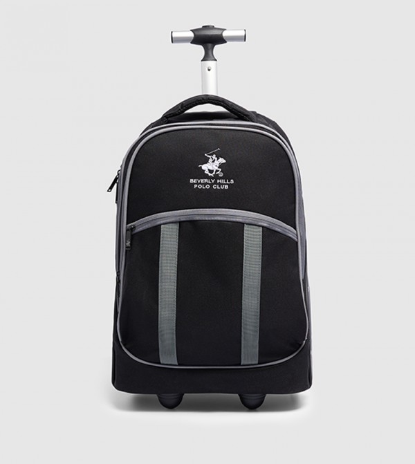 Beverly Hills Polo Club Back to School - Black Trolley Backpack