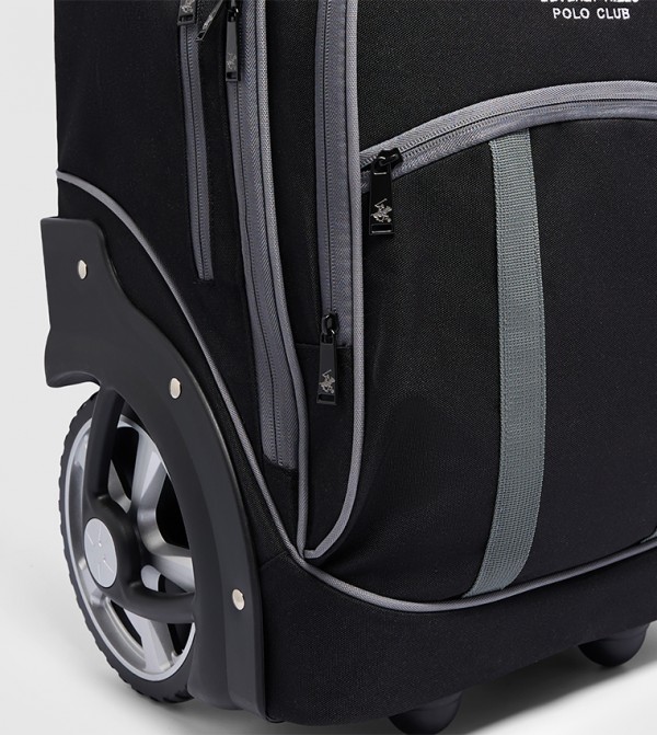 Beverly Hills Polo Club Back to School - Black Trolley Backpack