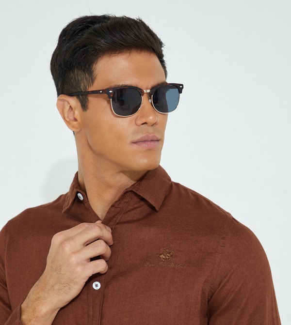 Aeropostale Square Sunglasses - Brown Round Sunglasses