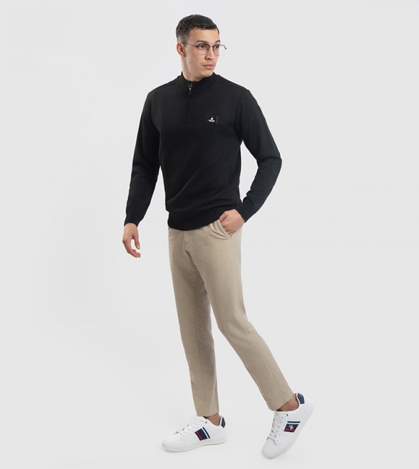 Beverly Hills Polo Club  Turtle Neck Sweaters - Black Turtle neck Sweaters