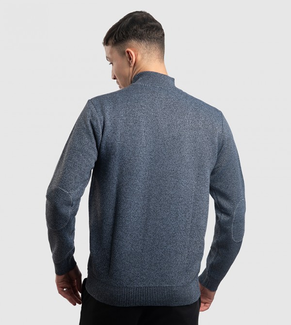 Beverly Hills Polo Club  Turtle Neck Sweaters - Grey Turtle neck Sweaters