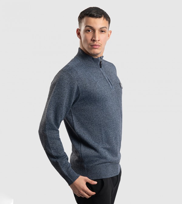 Beverly Hills Polo Club  Turtle Neck Sweaters - Grey Turtle neck Sweaters