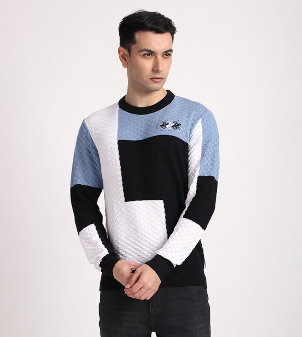 Beverly Hills Polo Club  Sweaters & Cardigans - Multi Round Neck Sweaters