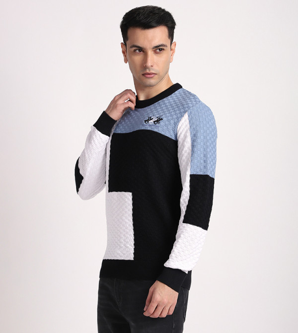 Beverly Hills Polo Club  Sweaters & Cardigans - Multi Round Neck Sweaters