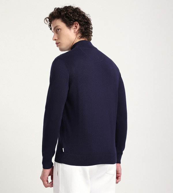 بيفرلي هيلز بولو كلوب  سترات و كارديغانات  - كحلي مزرق  Turtle neck Sweaters