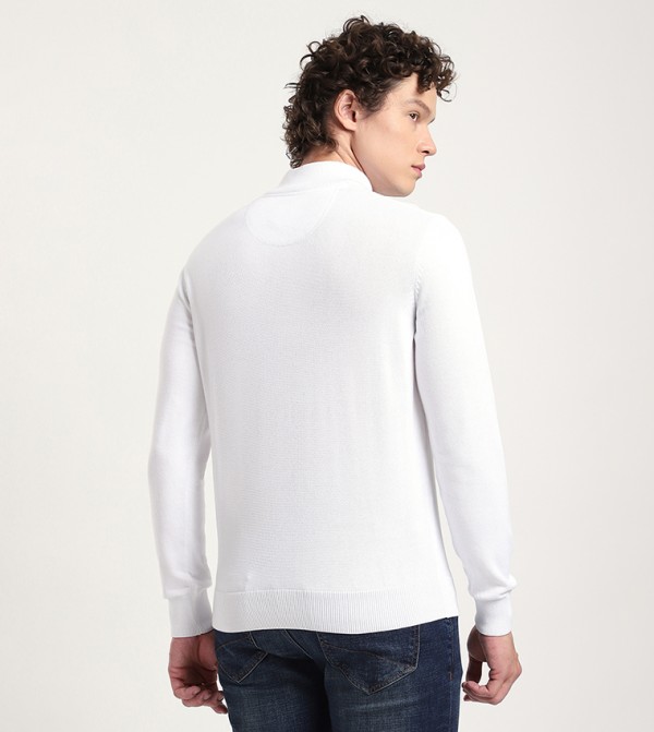 Beverly Hills Polo Club  Clothing - White Turtle neck Sweaters