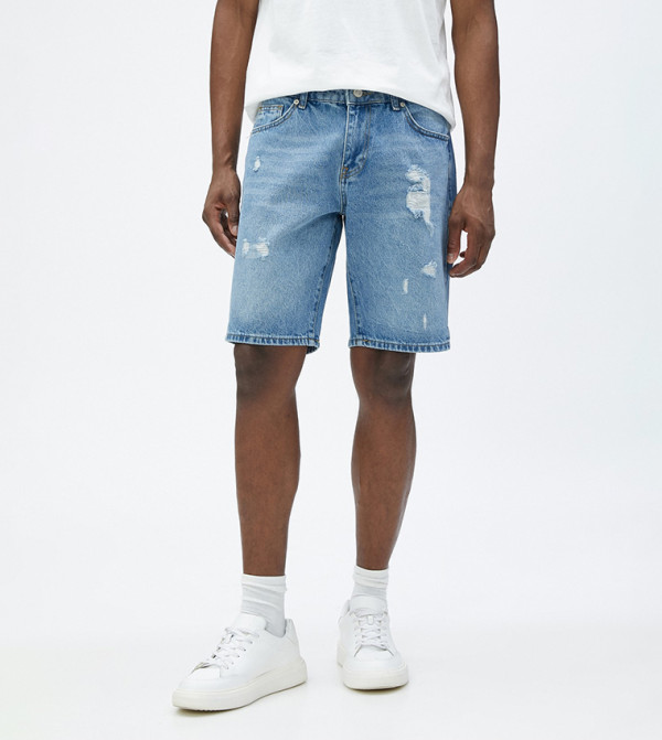 Koton Shorts - Blue Denim shorts