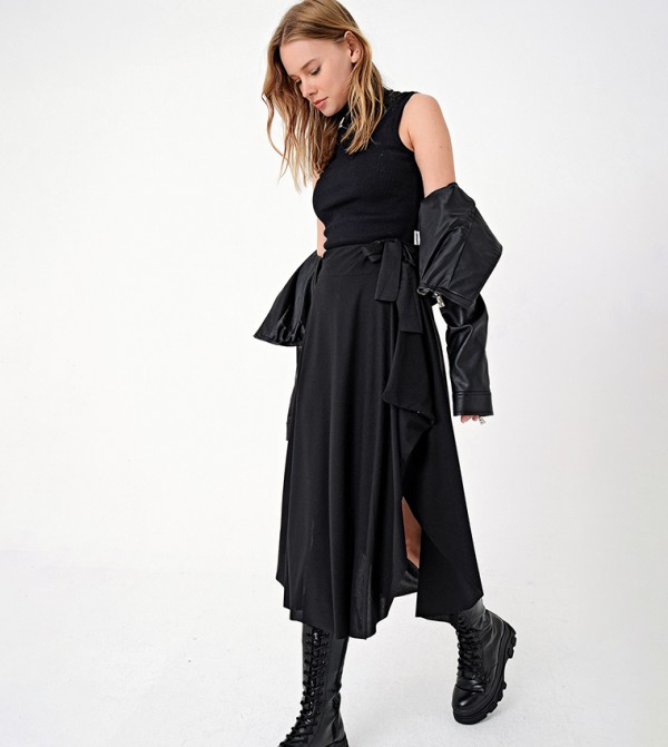 Trend Alaçatı Stili Trend Alaçatı Stili - Black Skirts