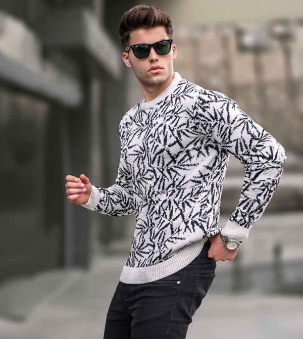 Madmext Madmext - Grey Sweater