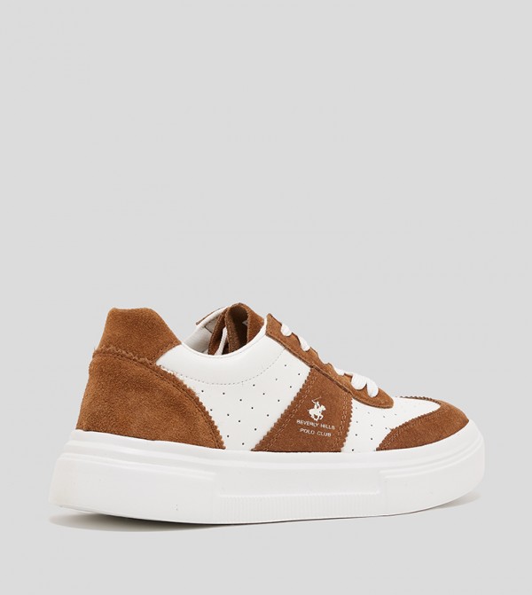 Beverly Hills Polo Club  Sneakers - Brown Low Top