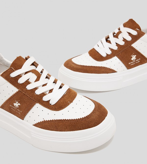 Beverly Hills Polo Club  Sneakers - Brown Low Top