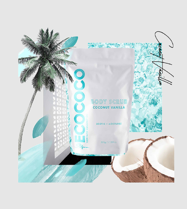 إيكوكوكو  العناية بالجسم والحمام - متعدد SCRUBS & EXFOLIATORS