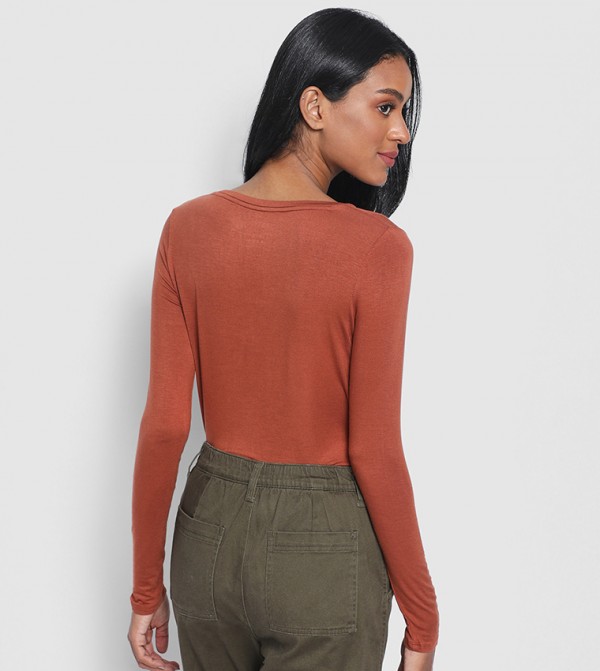 Aeropostale Aeropostale - Brown Tops & Blouses